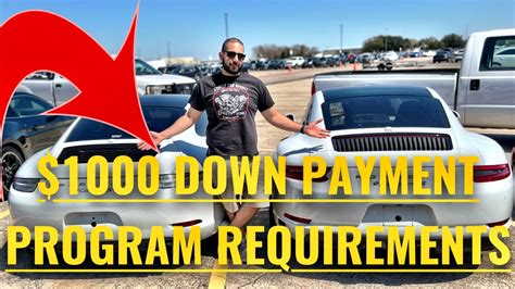 $1 000 Down Payment Cars No Credit Check