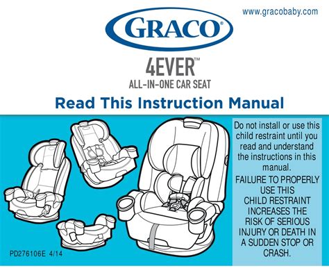 Graco 4Ever Car Seat Manual